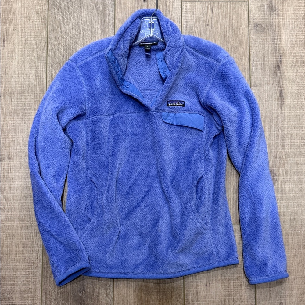Patagonia Purple Fleece Quarter Jacket